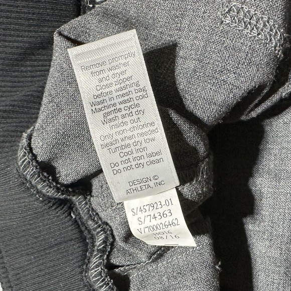 Athleta Work It City Wool Blend Pants 457923 Joggers Tapered Gray Size 8 T Tall - Picture 10 of 16